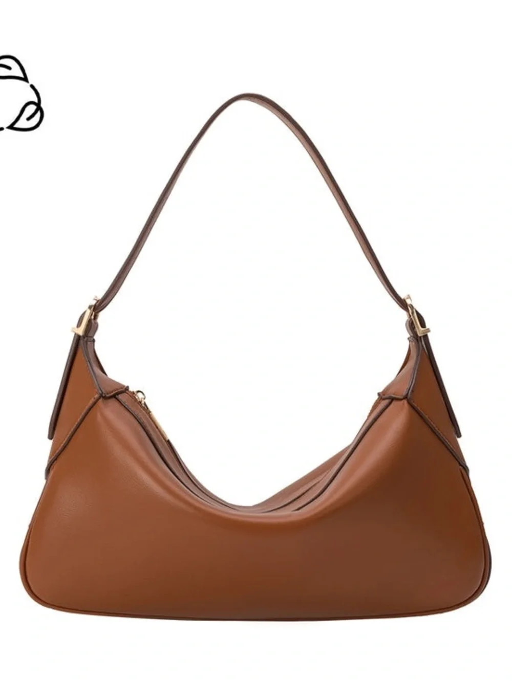 Nicolette Saddle Recycled Vegan Shoulder Bag from Melie Bianco - Picture 2 of 8